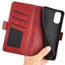 For Motorola Moto G22 4G Dual-side Magnetic Buckle Horizontal Flip Leather Phone Case(Red)