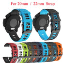 For Honor Magic Watch 2 42mm 20mm Mixed-Color Silicone Watch Band(White+Red)
