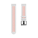 For Honor Magic Watch 2 42mm 20mm Mixed-Color Silicone Watch Band(Dark Blue+Orange)