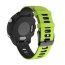 For Honor Magic Watch 2 42mm 20mm Mixed-Color Silicone Watch Band(Dark Blue+Orange)