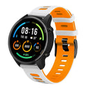 For Huawei Watch 3 22mm Mixed-Color Silicone Watch Band(Black+Yellow)
