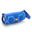 T&G TG642 RGB Light Waterproof Portable Bluetooth Speaker Support FM / TF Card(Blue)
