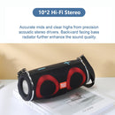 T&G TG642 RGB Light Waterproof Portable Bluetooth Speaker Support FM / TF Card(Blue)