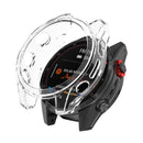 For Garmin Fenix 7s Shockproof TPU Soft Protective Case(Transparent)