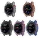 For Garmin Fenix 7X Shockproof TPU Soft Protective Case(Purple)