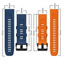 For Garmin Fenix 7X 26mm Silicone Sport Pure Color Watch Band(Red)