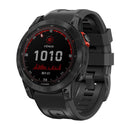 For Garmin Fenix 7X 26mm Silicone Sport Pure Color Watch Band(Red)