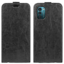 For Nokia G11 / G21 R64 Texture Single Vertical Flip Leather Phone Case(Black)
