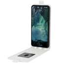 For Nokia G11 / G21 R64 Texture Single Vertical Flip Leather Phone Case(White)