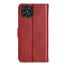 For Honor X8 Dual-side Magnetic Buckle Leather Phone Case(Red)
