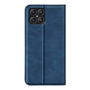 For Honor X8 Retro-skin Magnetic Suction Leather Phone Case(Dark Blue)