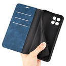 For Honor X8 Retro-skin Magnetic Suction Leather Phone Case(Dark Blue)