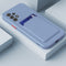 For Samsung Galaxy A53 5G Skin Feel Card Contrast Color Button TPU Phone Case(Grey)