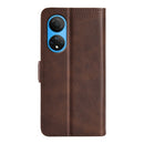 For Honor X7 Dual-side Magnetic Buckle Leather Phone Case(Brown)