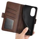 For Honor X7 Dual-side Magnetic Buckle Leather Phone Case(Brown)