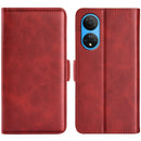 For Honor X7 Dual-side Magnetic Buckle Leather Phone Case(Red)