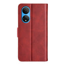 For Honor X7 Dual-side Magnetic Buckle Leather Phone Case(Red)