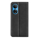 For Honor X7 Retro-skin Magnetic Suction Leather Phone Case(Black)