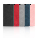 For Honor X7 Retro-skin Magnetic Suction Leather Phone Case(Black)
