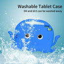 For iPad 10.2 2019 / 2020 Octopus Style EVA + PC Tablet Case with Strap(Blue)