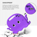For iPad Air 3 10.5 2019 / Pro 10.5 Octopus Style EVA + PC Tablet Case with Strap(Purple)