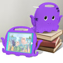 For iPad Air 3 10.5 2019 / Pro 10.5 Octopus Style EVA + PC Tablet Case with Strap(Purple)