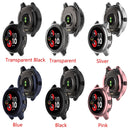 For Garmin Venu 2 Plus Shock-Proof Semi-Surrounded TPU Plating Watch Case(Black)