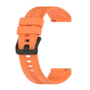 For Huawei GT3 46mm 22mm Vertical Silicone Watch band(Orange)