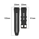 For Honor Watch GS3 22mm Vertical Silicone Watch band(Purple)