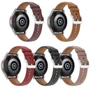 For Garmin Vivomove Embossed Genuine Leather Watch Band(Light Brown)