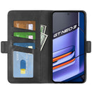For OPPO Realme GT Neo 3 Dual-side Magnetic Buckle Leather Phone Case(Black)