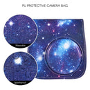 Universe Pattern Full Body Camera PU Leather Case Bag with Strap for FUJIFILM instax mini 9 / mini 8+ / mini 8