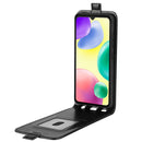 For Xiaomi Redmi 10A R64 Texture Vertical Flip Leather Phone Case(Black)