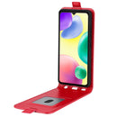 For Xiaomi Redmi 10A R64 Texture Vertical Flip Leather Phone Case(Red)