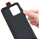 For Xiaomi Redmi 10A R64 Texture Vertical Flip Leather Phone Case(Brown)