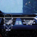 Car Air Outlet Gravity Six-point Linkage Mobile Phone Bracket