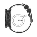 For Suunto 9 Baro 24mm Mixed-Color Silicone Watch Band(Amygreen+Black)