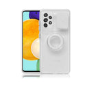 For Samsung Galaxy A13 5G Sliding Camshield TPU Phone Case with Ring Holder(Whtie)
