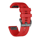 For Garmin Fenix 7 22mm Silicone Watch Band(Red)