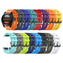 For Garmin Fenix 7 22mm Silicone Watch Band(Peppermint Green)