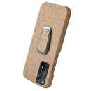 For Xiaomi Redmi Note 11 Pro Global Ring Holder Honeycomb PU Phone Case(Coffee)