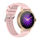 CF90 1.19 inch Silicone Watchband Color Screen Smart Watch(Pink)