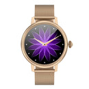 CF90 1.19 inch Steel Watchband Color Screen Smart Watch(Gold)