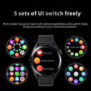 P3 Pro 1.39 inch Color Screen Smart Watch,Support Heart Rate Monitoring/Blood Pressure Monitoring(Brown)