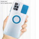 For Xiaomi Redmi Note 11 Pro Global Sliding Camshield TPU Phone Case with Ring Holder(White)