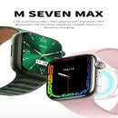 M SEVEN MAX 1.92 inch Silicone Watchband Color Screen Smart Watch(Black)
