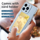 Card Bag Shockproof Transparent Phone Case For iPhone 13 Pro
