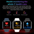 LY008 Max 1.9 inch Silicone Watchband Color Screen Smart Watch(White)