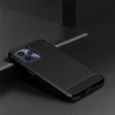 For OPPO Realme C35 MOFI Gentleness Brushed Carbon Fiber Soft TPU Case(Black)