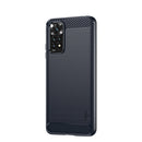 For Xiaomi Redmi Note 11 4G Global / Note 11S 4G MOFI Gentleness Brushed Carbon Fiber TPU Case(Blue)